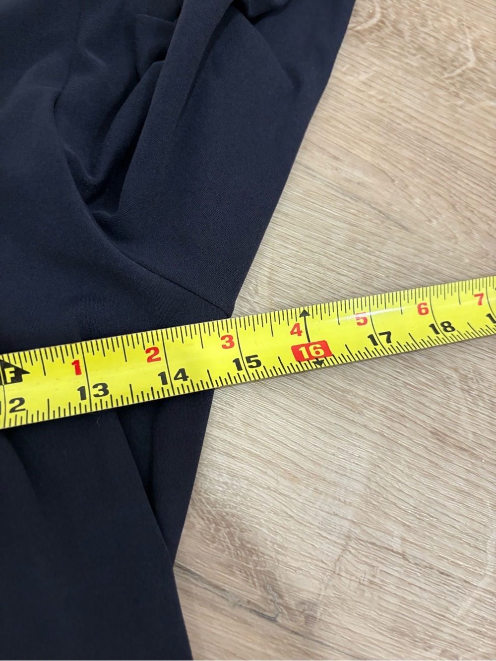 NWT CRZ YOGA Long Sleeve Navy Performance Top - Picture 8 of 9